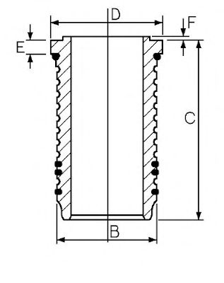 GOETZE ENGINE 1467642000 -  Гильза цилиндра
